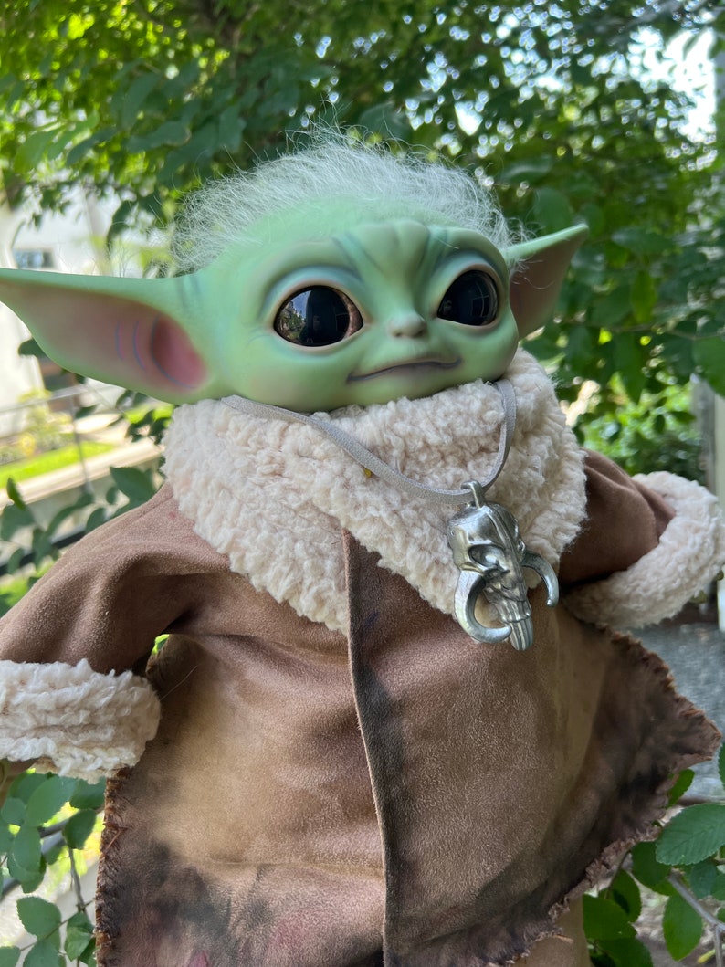 Custom Painted Baby Yoda Reborn Doll Etsy