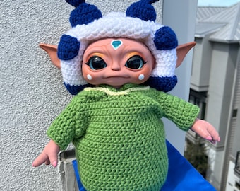 Custom painted* baby Yoda Youngling Jedi Baby Ahsoka Tano.  Rare finds