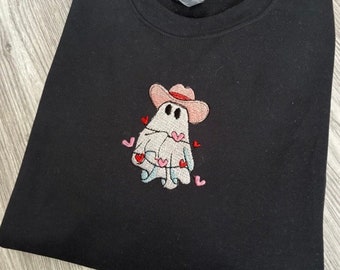 Embroidered Cowboy Ghost Sweatshirt