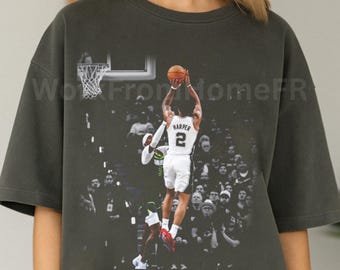 Vintage 90s Dylan Harper Comfort Colors Basketball Shirt Game Day Gift for Fans