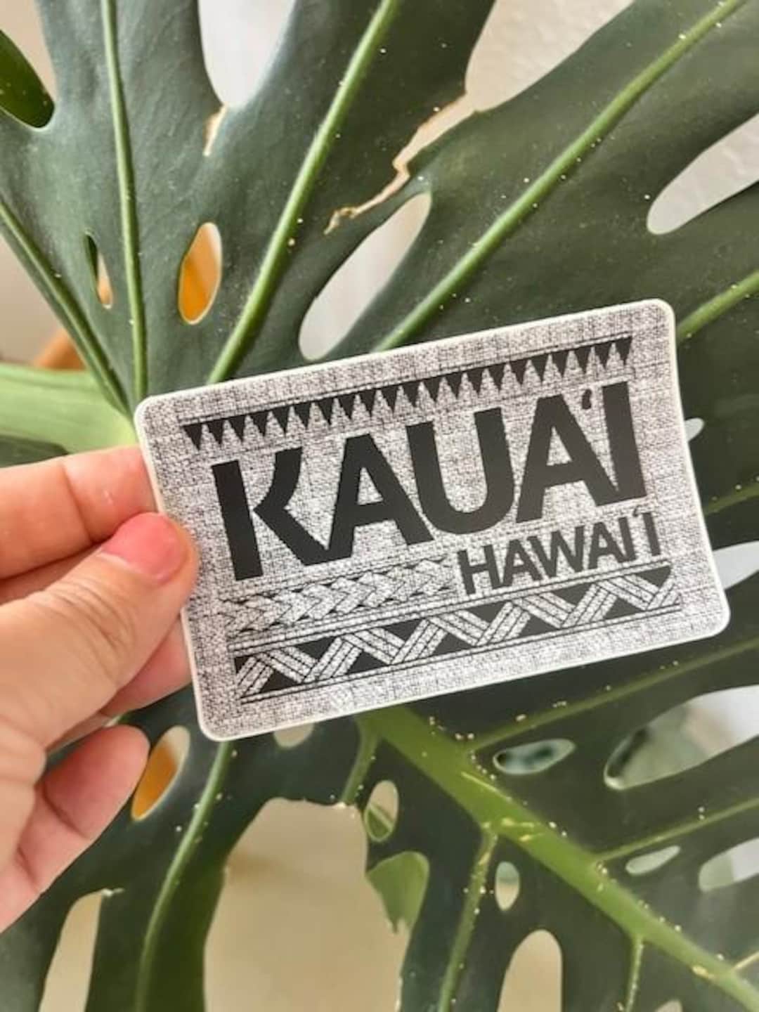 Kauai Polynesian Style Sticker, Hawaii Sticker - Etsy