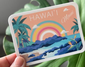 Maui Secret Beach Rechthoekige Sticker - Secret Beach