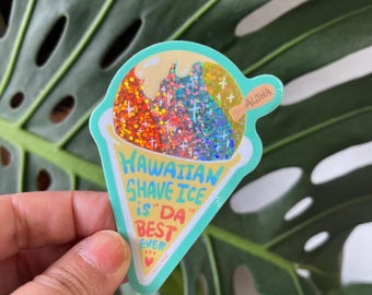 Glitzer Shave Ice Sticker