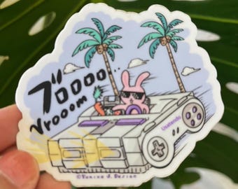 Retro Game SNES Usa Sticker