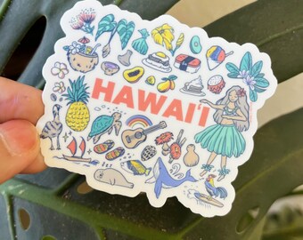 Neue All about Hawaii Sticker