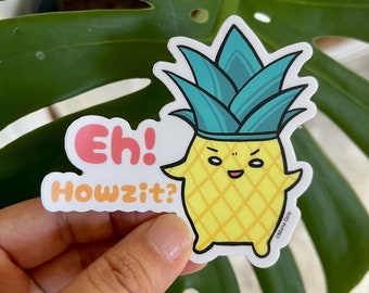 Dakine Pineapple "Eh, hoezo?" Gestanste vinylsticker