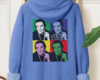 Golda Meir Sweatshirt Retro Pop Art Sweat Art Sweat Shirt Modern Art Sweat Aesthetic Hoodie  Whether Women are Better than Men I cannot Say