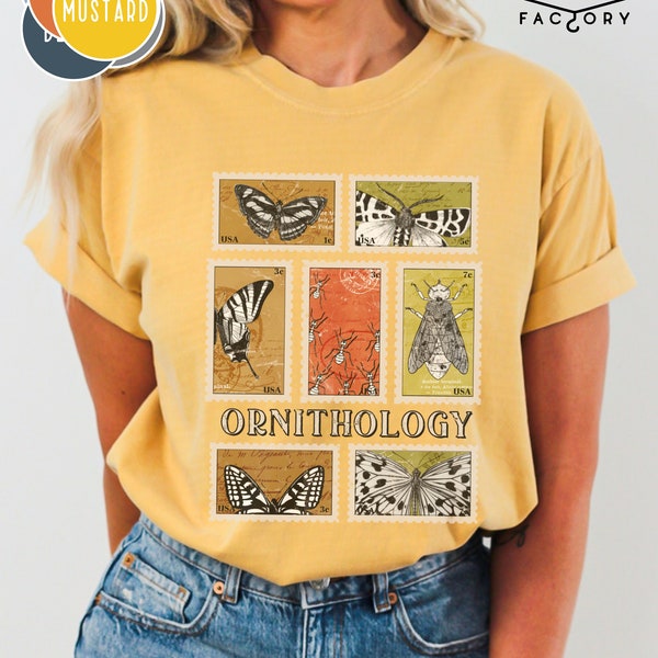 Entomology Print Shirt Insects Shirt Entomology Gift Environmental T Shirt Bugs Shirt Vintage Wildlife Shirt Lunar Moth Shirt Comfort Colors