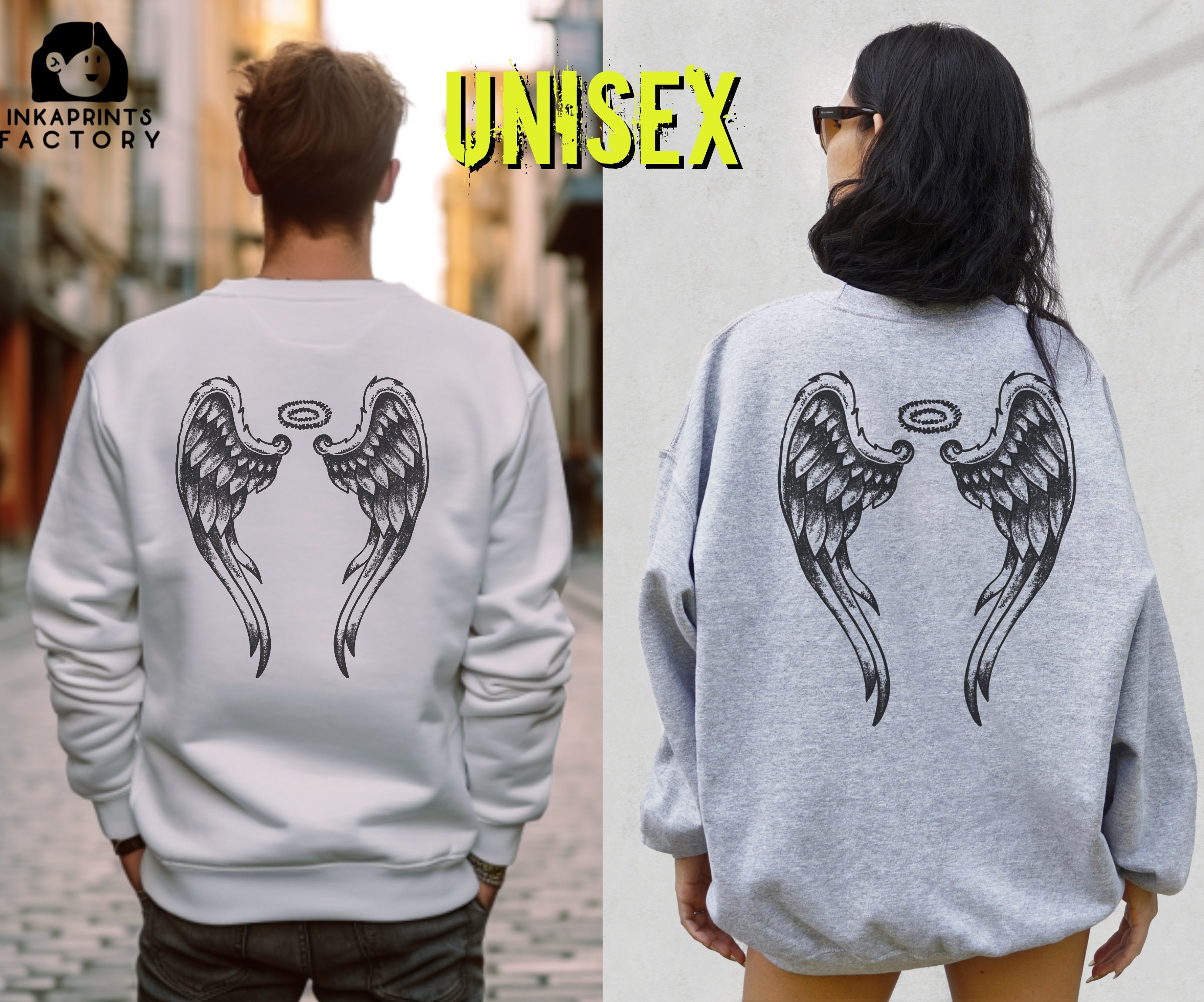 Angel Wing Sweater Etsy UK