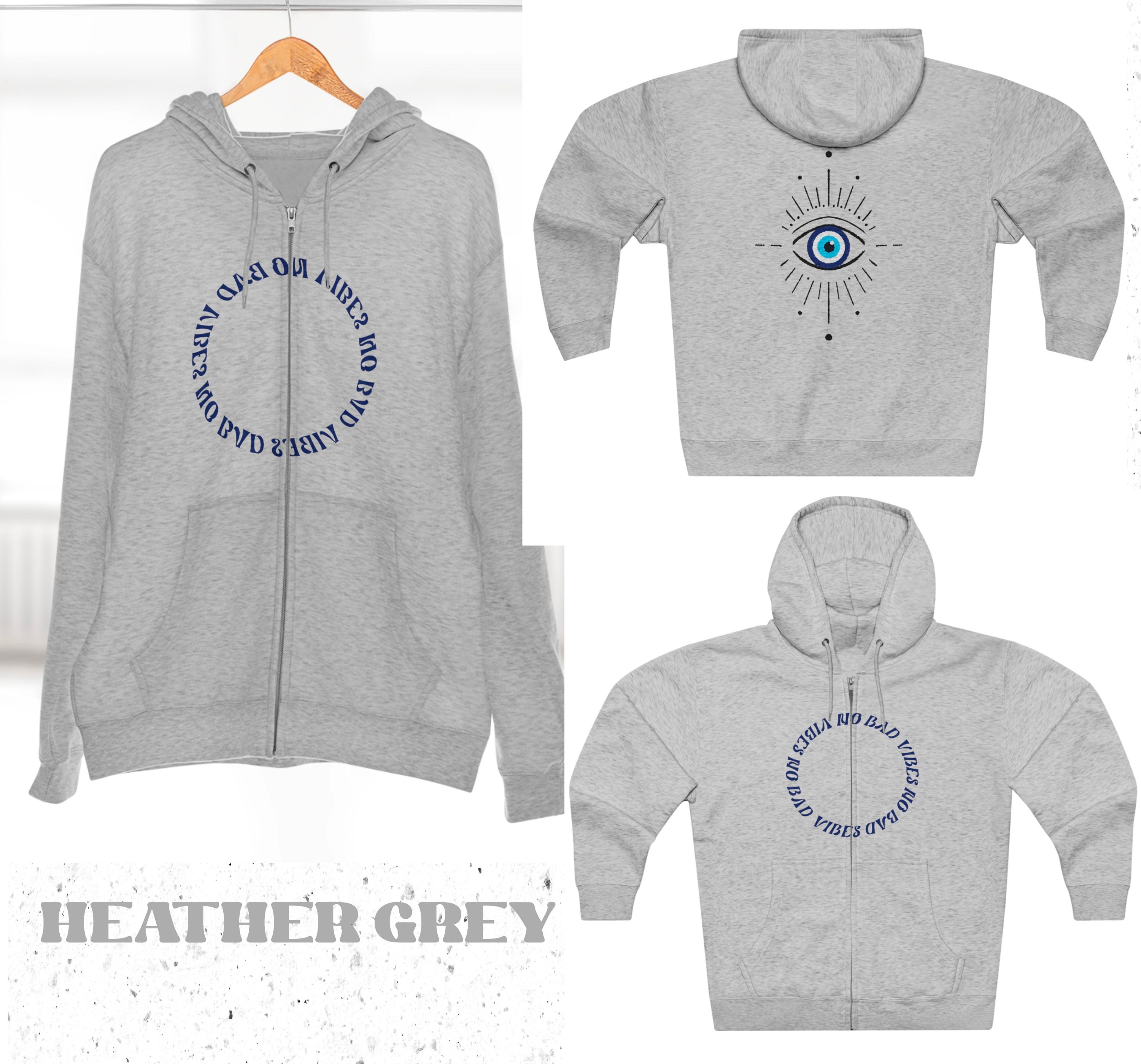 Evil Eye Hoodie Evil Hoodie Premium Unisex Pullover Hoodie Etsy