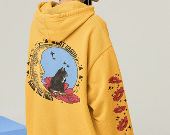 Karma Cat Hoodie Celestial Hoodi Karma Hoodie Celestial Hoodi 5xl Hoodies Sleeve Hoodie Witchy Besties Hoodie Witchy Oversized Hoodie