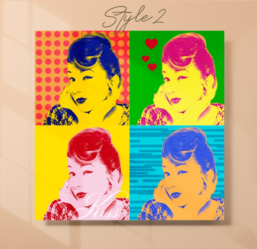 Warhol Style Custom Artwork Warhol Poster Custom Photo Poster Printing ...