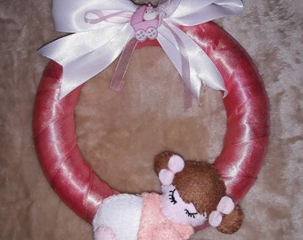 Baby girl Wreath