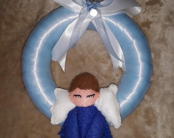 Baby boy Wreath