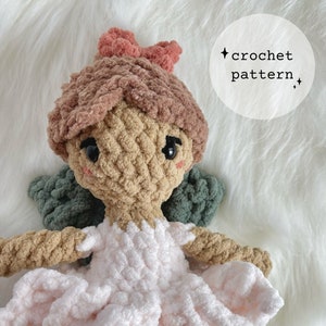 Kindred Spirits Mini Doll Crochet Pattern | Crochet Lovey Doll | Easy Crochet Pattern | Fairy Crochet Pattern | Ballerina Crochet Pattern