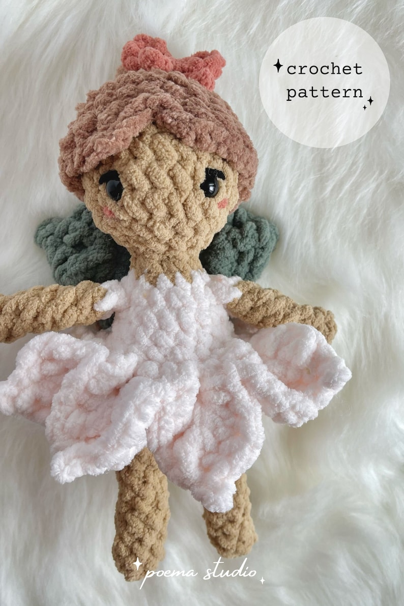 Kindred Spirits Mini Doll Crochet Pattern Crochet Lovey Doll Etsy