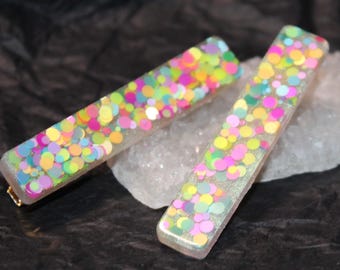 Carnival Hair Clips - Pairs and Singles