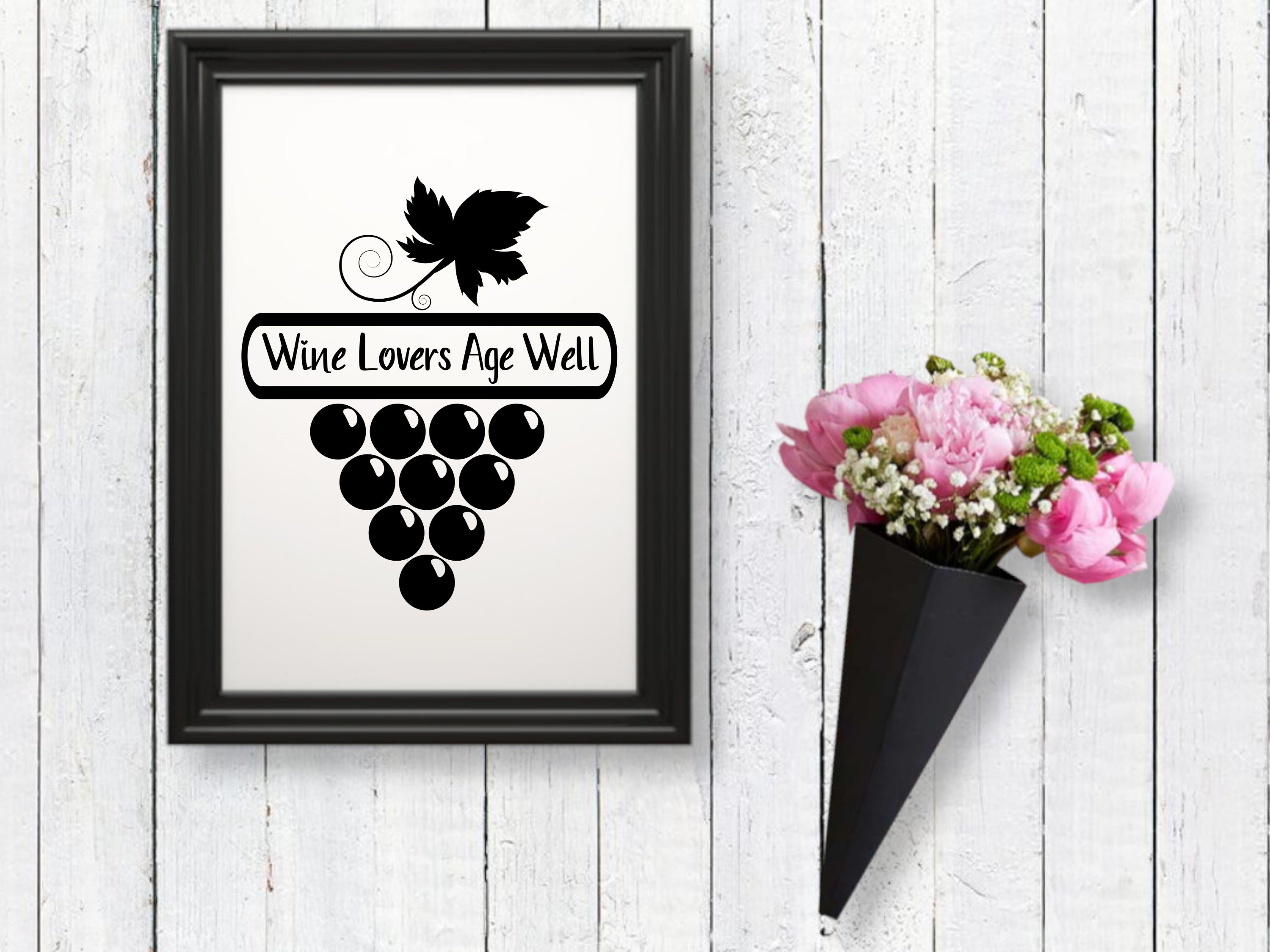 Weinliebhaber Age Well Wine Wandkunst Wein Wanddekoration Wein Zitat