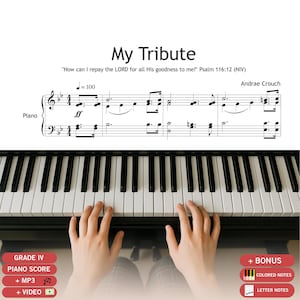 My Tribute – Andraé Crouch | Piano & SATB Choir Sheet Music PDF