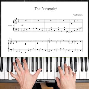The Pretender – Grade 6 Piano Sheet Music PDF – Premium Arrangement – Foo Fighters