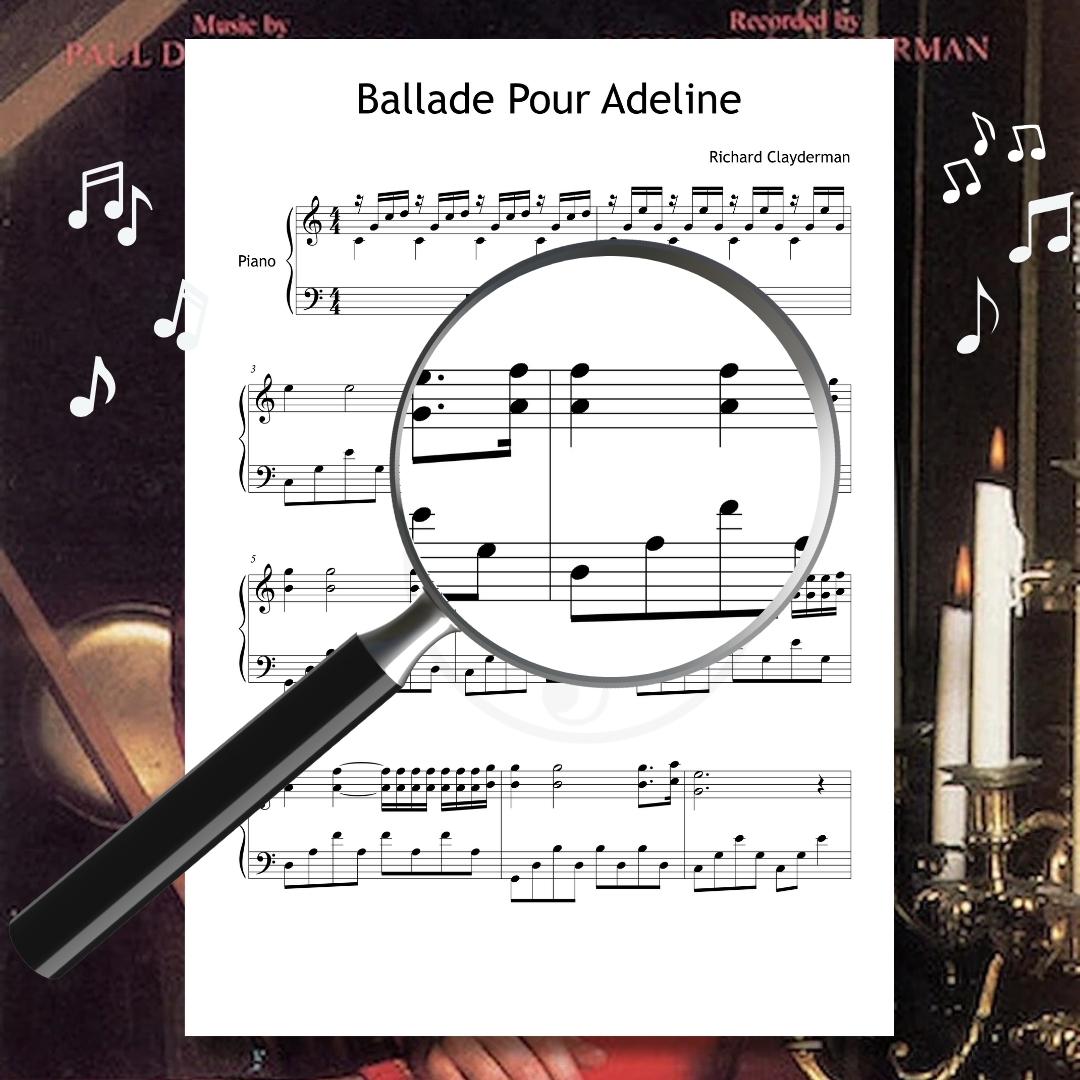 Ballade Pour Adeline Sheet Music For Clarinet In B-flat (Solo