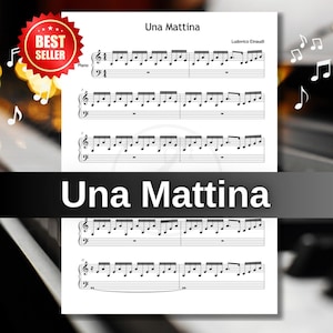 Uma Mattina por Ludovico Einaudi | PDF de partituras fáceis para piano