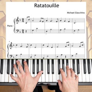 Ratatouille – Easy Piano Sheet Music (Grade 1–2) | PDF