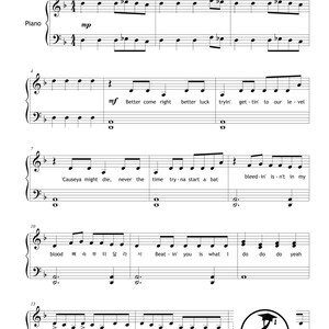 KPOP Demon Hunters Piano Collection by HUNTR-X downloadable and simplified piano sheet music PDF for Grade 2 learners. Includes easy piano versions of Soda Pop, Golden, Your Idol, Takedown, How It’s Done, What It Sounds Like, and Free. Printable PDF, color-coded notes, note-name editions, MP3 reference tracks, and tablet-friendly files. Perfect for students, teachers, and K-Pop fans seeking cinematic, fun, and professional easy piano sheet music downloads.