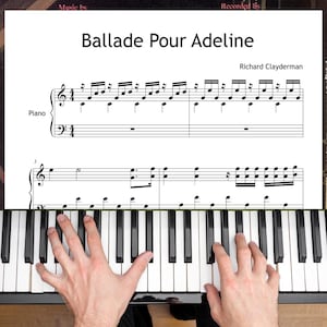 Ballade Pour Adeline – Grade 5–6 Romantic Piano Sheet Music PDF
