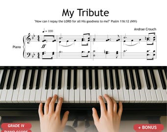 My Tribute – Andraé Crouch | Bladmuziek koor piano en SATB (pdf)