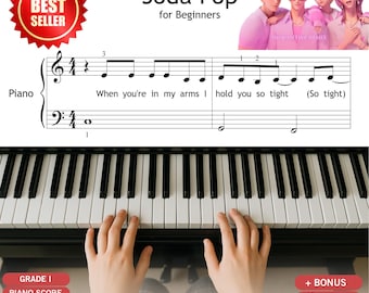 Soda Pop – SajaBoys KPop, Demon Hunters | Easy Piano Sheet Music PDF Instant Download