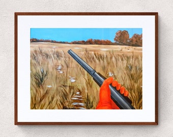 Hunting Season original art print