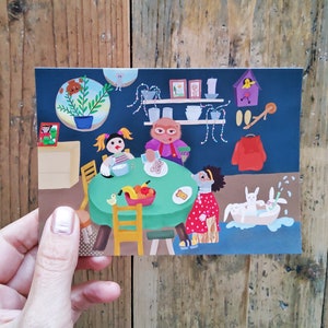 Carte postale Beestenbos - Petit déjeuner