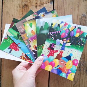 Lot de 7 cartes postales Beestenbos - 6+1 gratuit