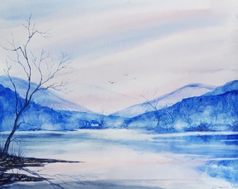 How to Paint Water – Peaceful River – Roland Lee