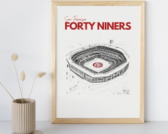 Vintage San Francisco 49ers NFL Poster