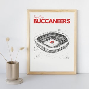 Vintage Tampa Bay Buccaneers NFL Poster