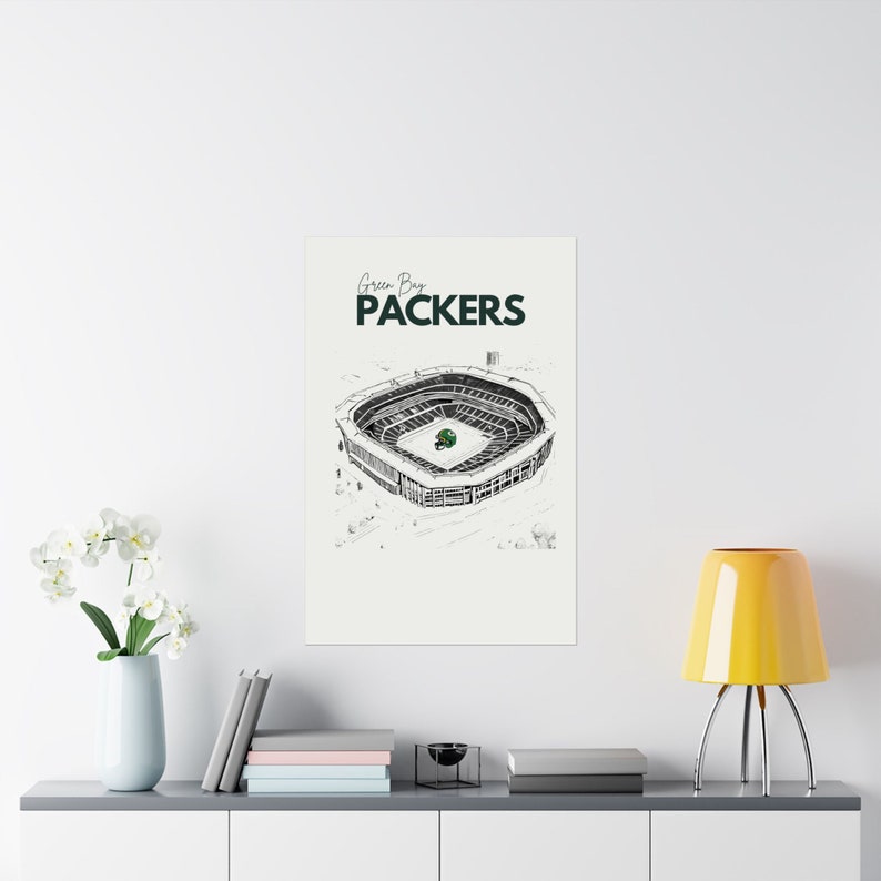 Vintage Green Bay NFL Packers NFL Poster - Etsy