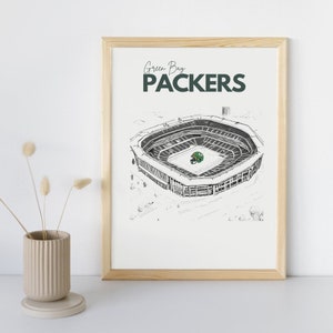 Vintage Green Bay NFL Packers NFL Poster