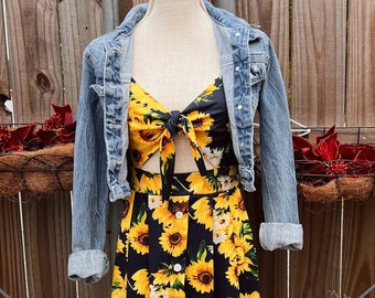 sunflower sundress