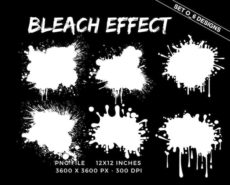 Bleach Effect for Sublimation Background Brush Effect Png, Brush Stroke ...
