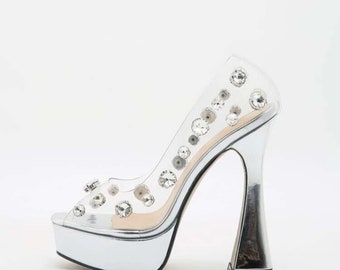 Clear Platform Shoes - Etsy Australia