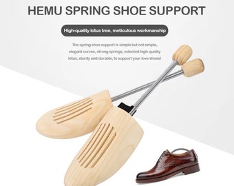 Shoe Tree Schima Superba Wood - Shoe Shaper, Shoe Widener Stretcher Preserves Natural Shape and Absorbs Moisture, Men and Women Shoe Trees