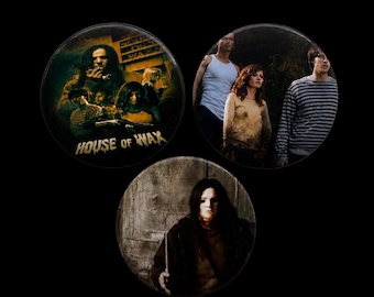 House of Wax Buttons Set