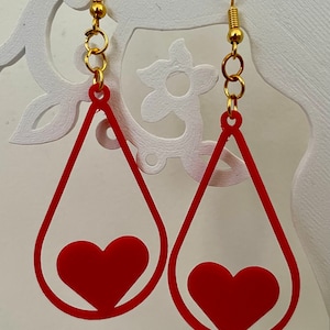 Earrings STL file for 3D printer