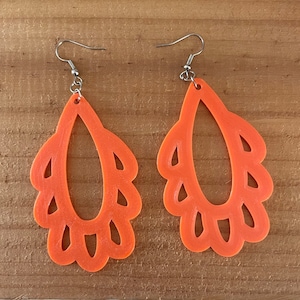 Earrings stl file for 3d printer