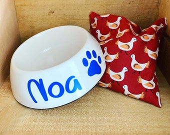 Gamelle pour petit chien ou chat personnalisée