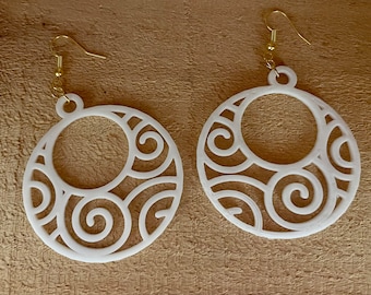 Earrings stl file for 3d printer