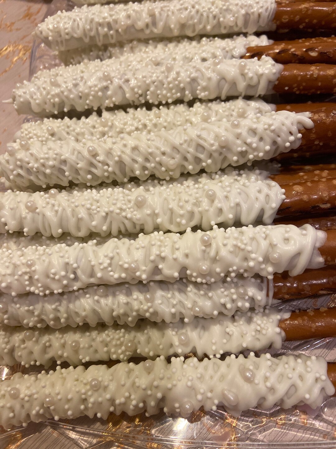 14 Bride Chocolate Covered Pretzels weddingfavors Etsy