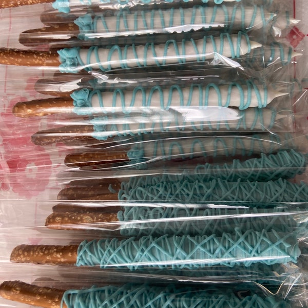 Chocolate Covered Pretzel Rods Etsy